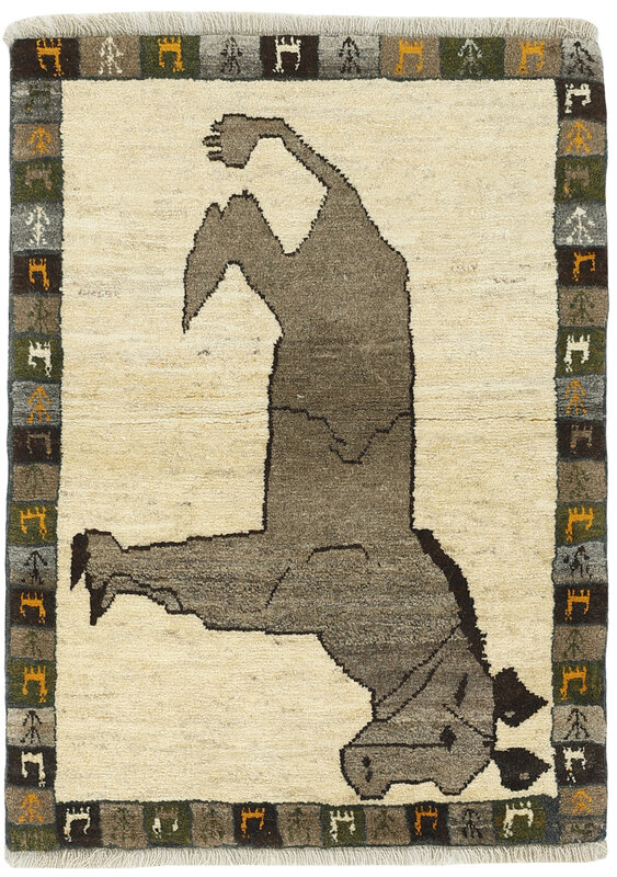 Kashghai Old Figural 88x124