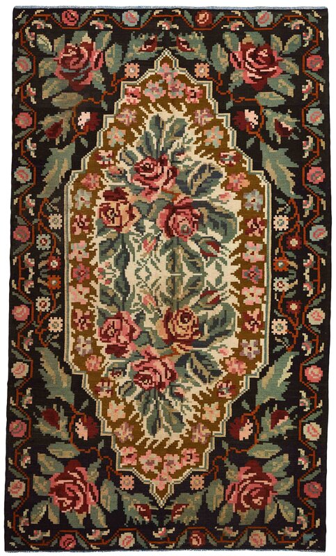 Rose Kelim Old 193x328